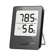 Clearance! Gheawn Thermometer Greenhouse Thermometer Indoor Hygrometer Thermometer Humidity Meter Monitor For Home Room Office Etc Black